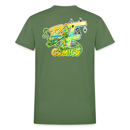 We Buzzin Gildan Ultra Cotton Adult T-Shirt - military green