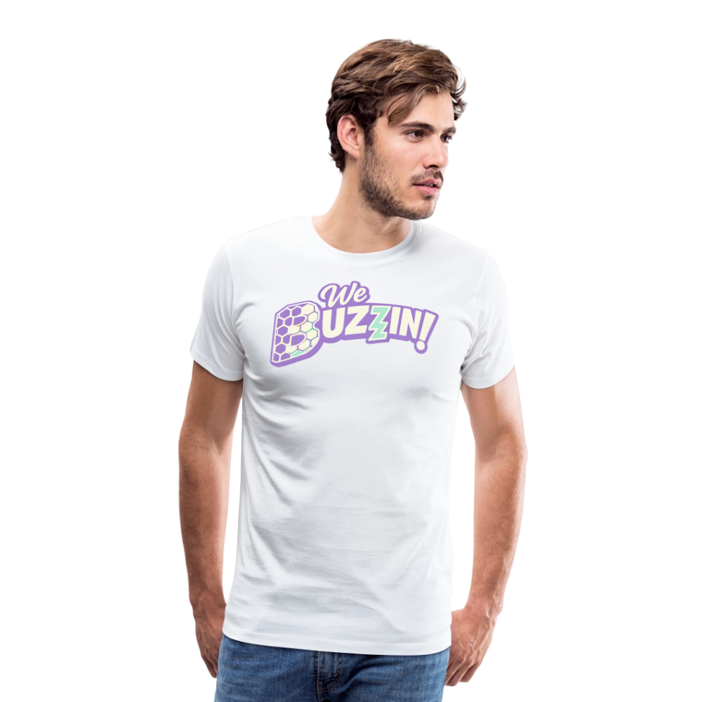 We Buzzin Men's Premium T-Shirt - white