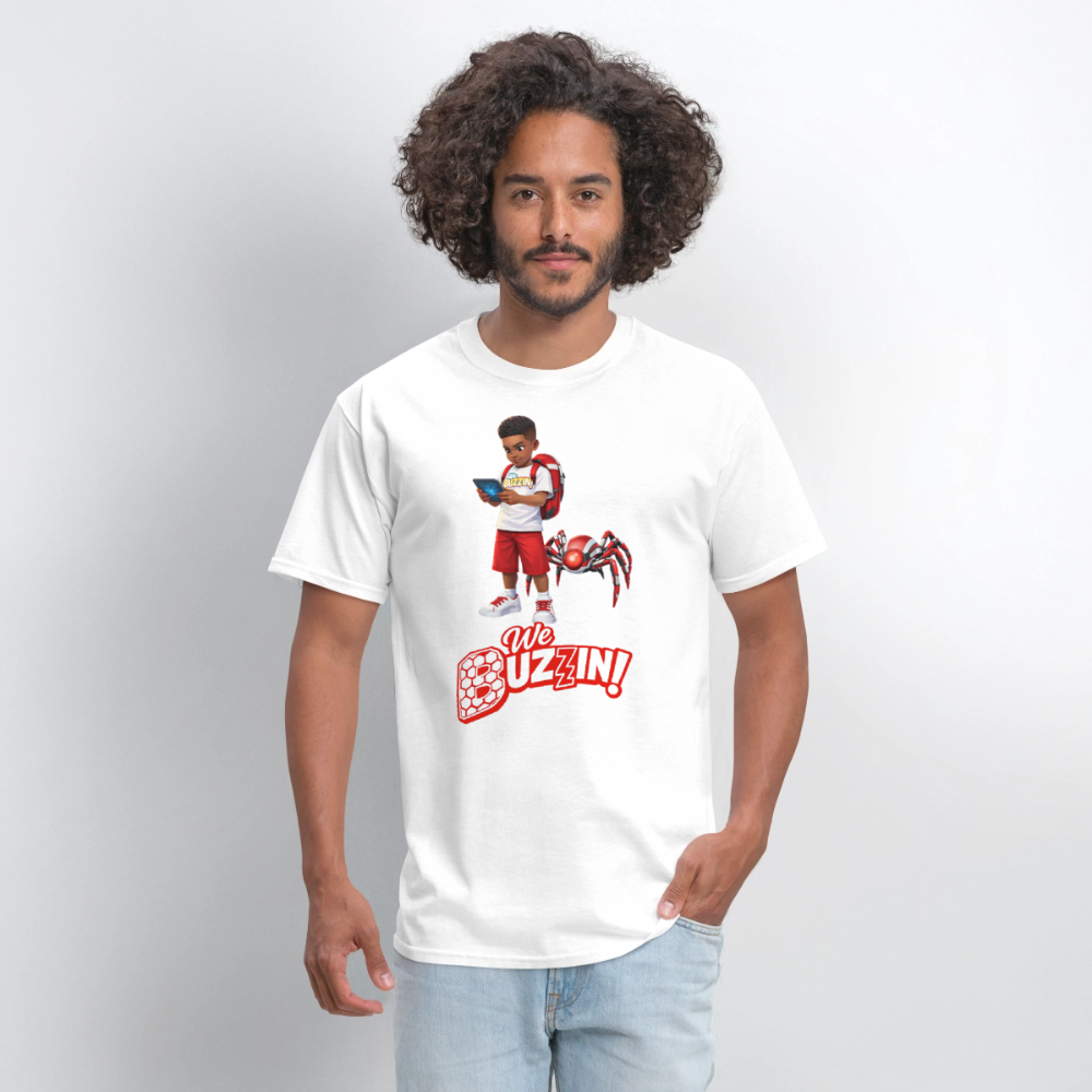 We Buzzin Men's T-Shirt | GILDAN 5000 - white