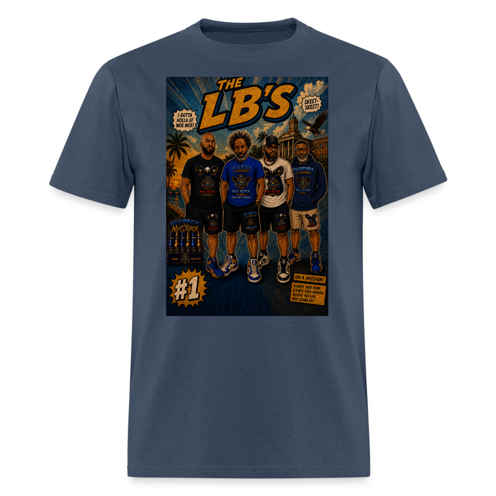 The LB'S Men's T-Shirt | GILDAN 5000 -  blue dusk