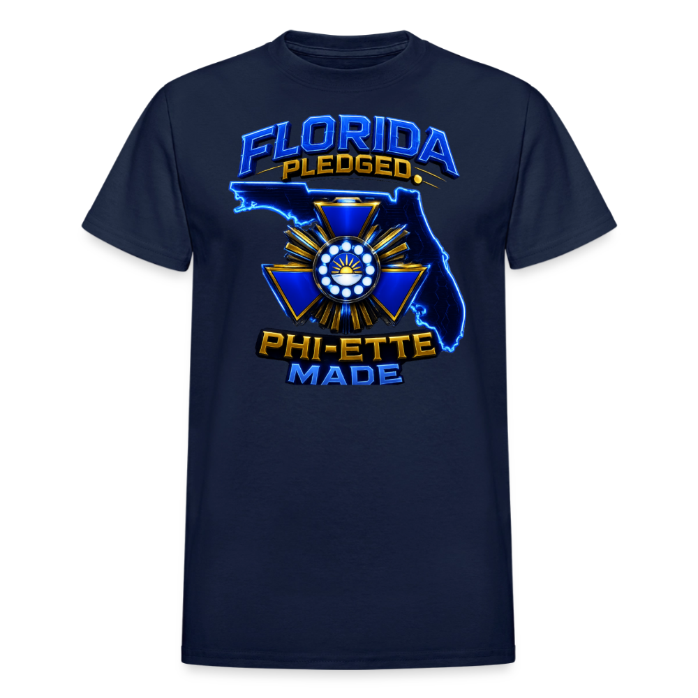 Nu IOTA Phi-ette Gildan Ultra Cotton Adult T-Shirt - navy