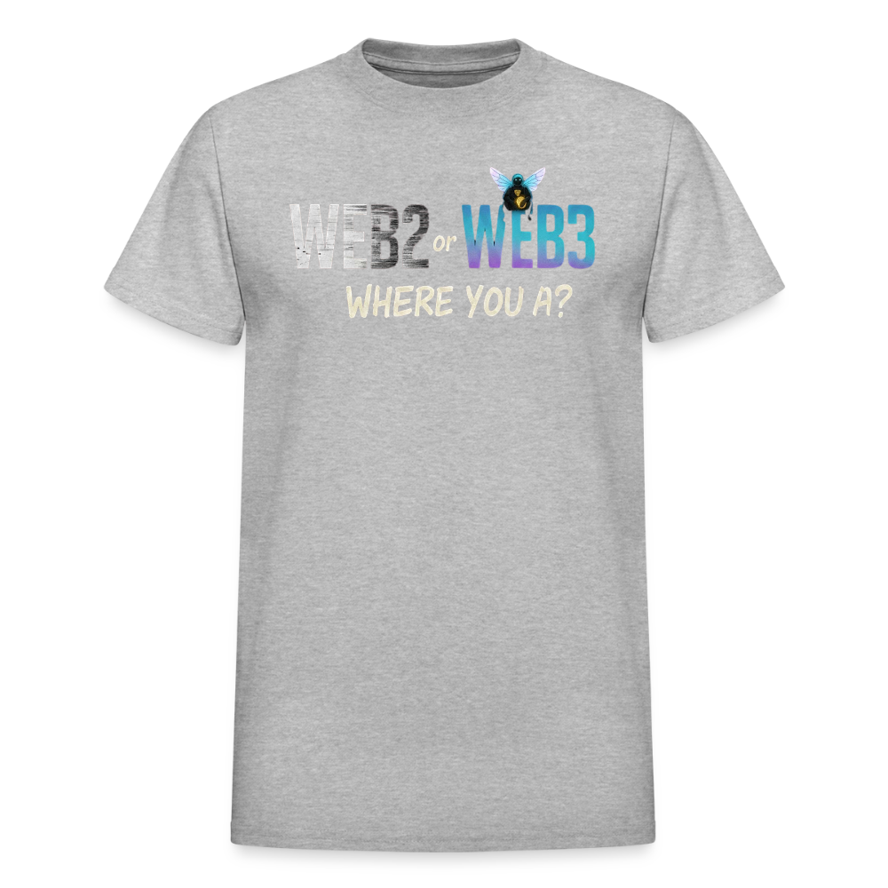Web 2 Web 3  Ultra Cotton Adult T-Shirt - heather gray