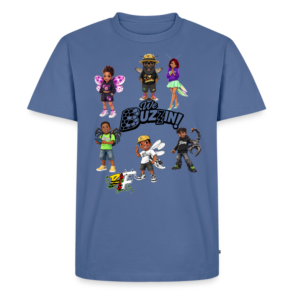We Buzzin Men's Premium T-Shirt - stone blue 