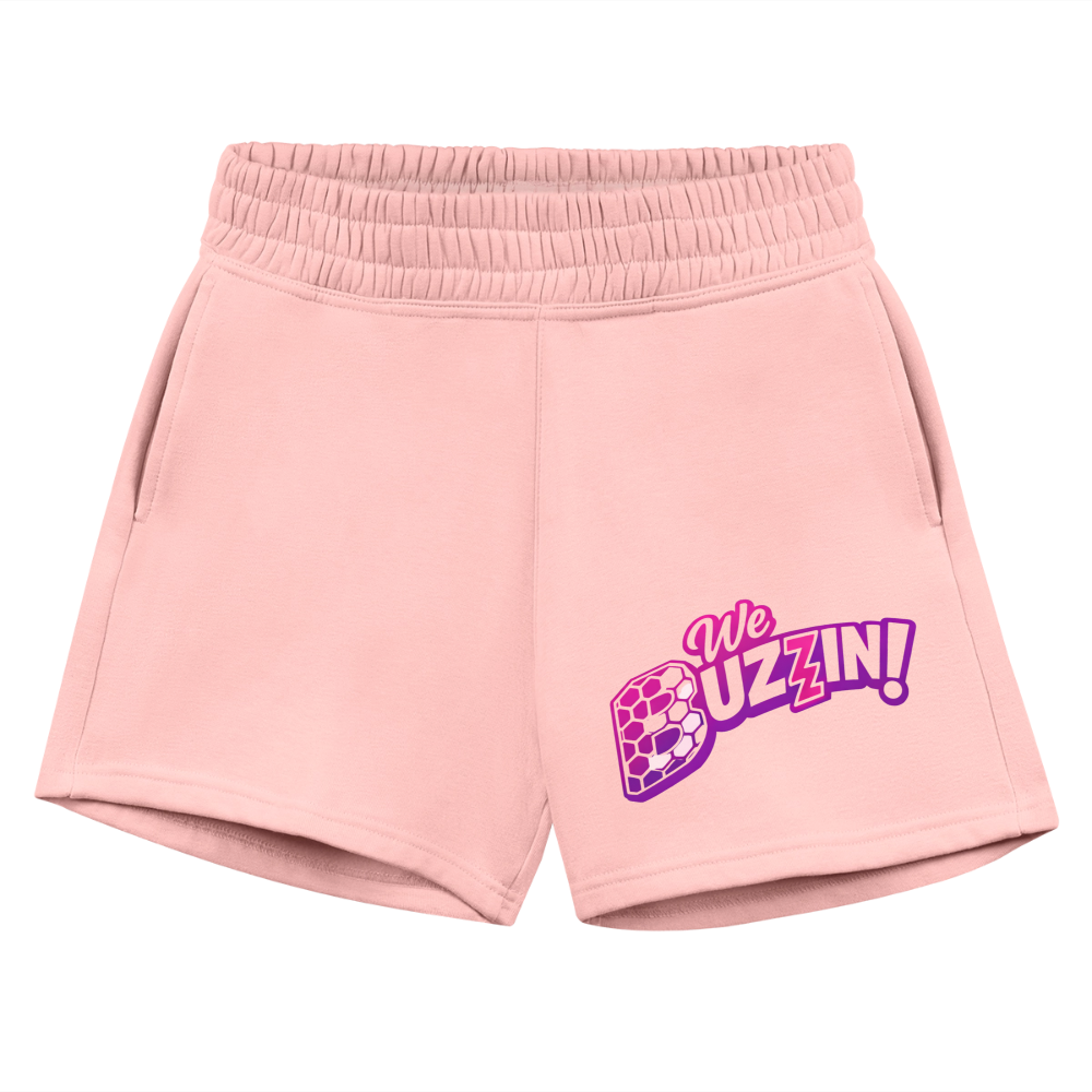We Buzzin Women's Jogger Short - light pink