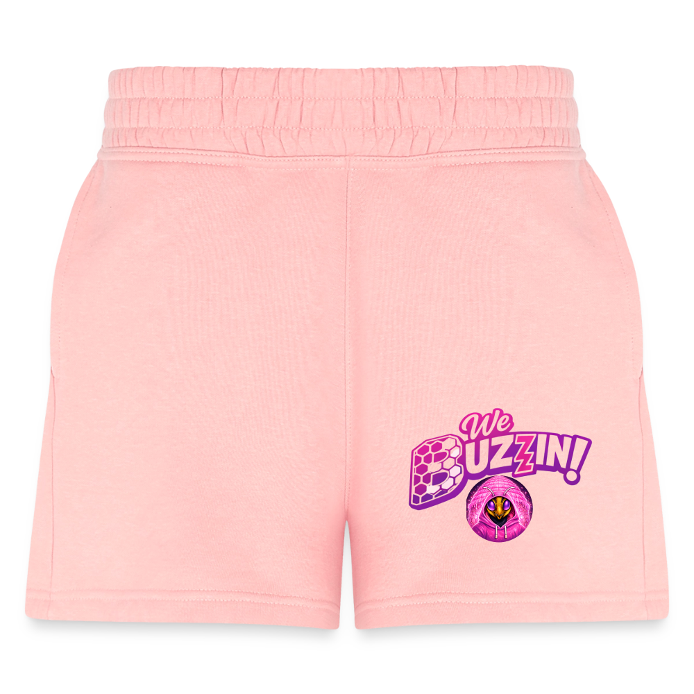 We Buzzin Women's Jogger Short - light pink