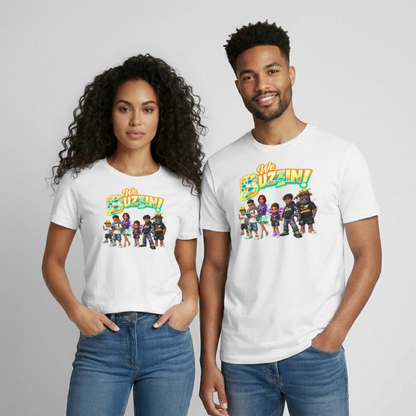 We Buzzin Gildan Ultra Cotton Adult T-Shirt - white