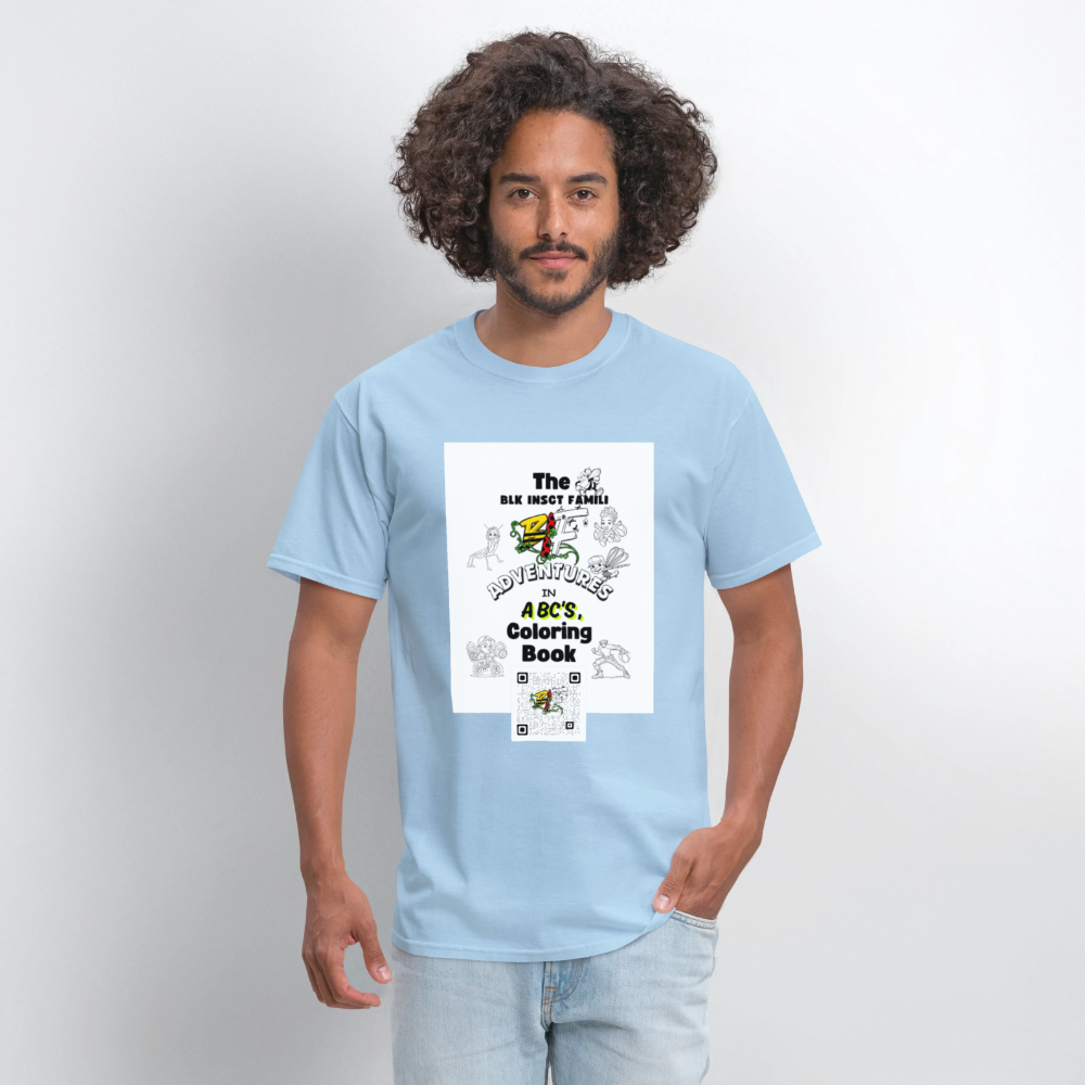 The BLK Insct Famili CB Men's T-Shirt | GILDAN 5000 - powder blue
