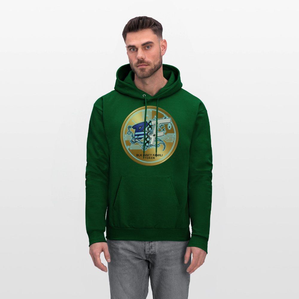 BLK Insct FAMILI Token Men's Hoodie - forest green