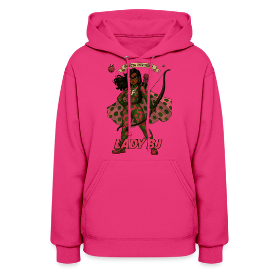 BLK Insct Famili Women's Hoodie - fuchsia