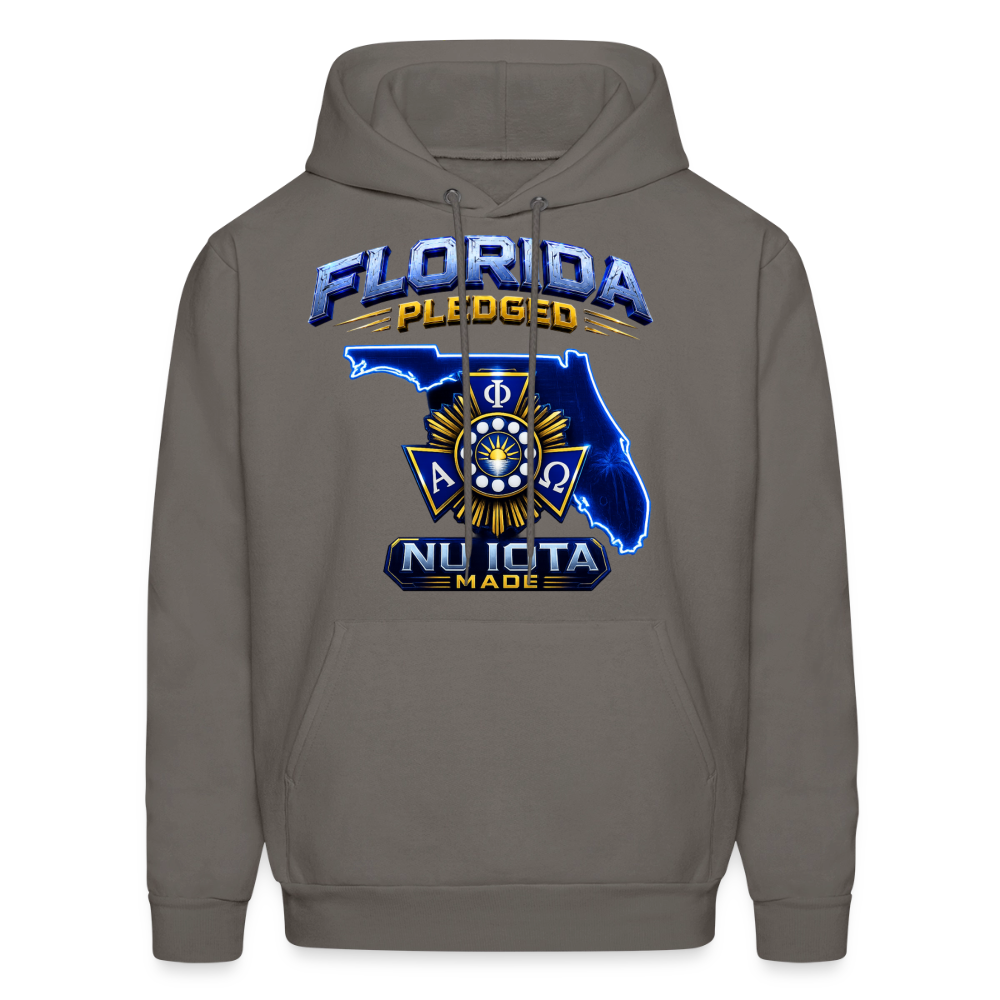 Nu Iota Men's Hoodie - asphalt gray