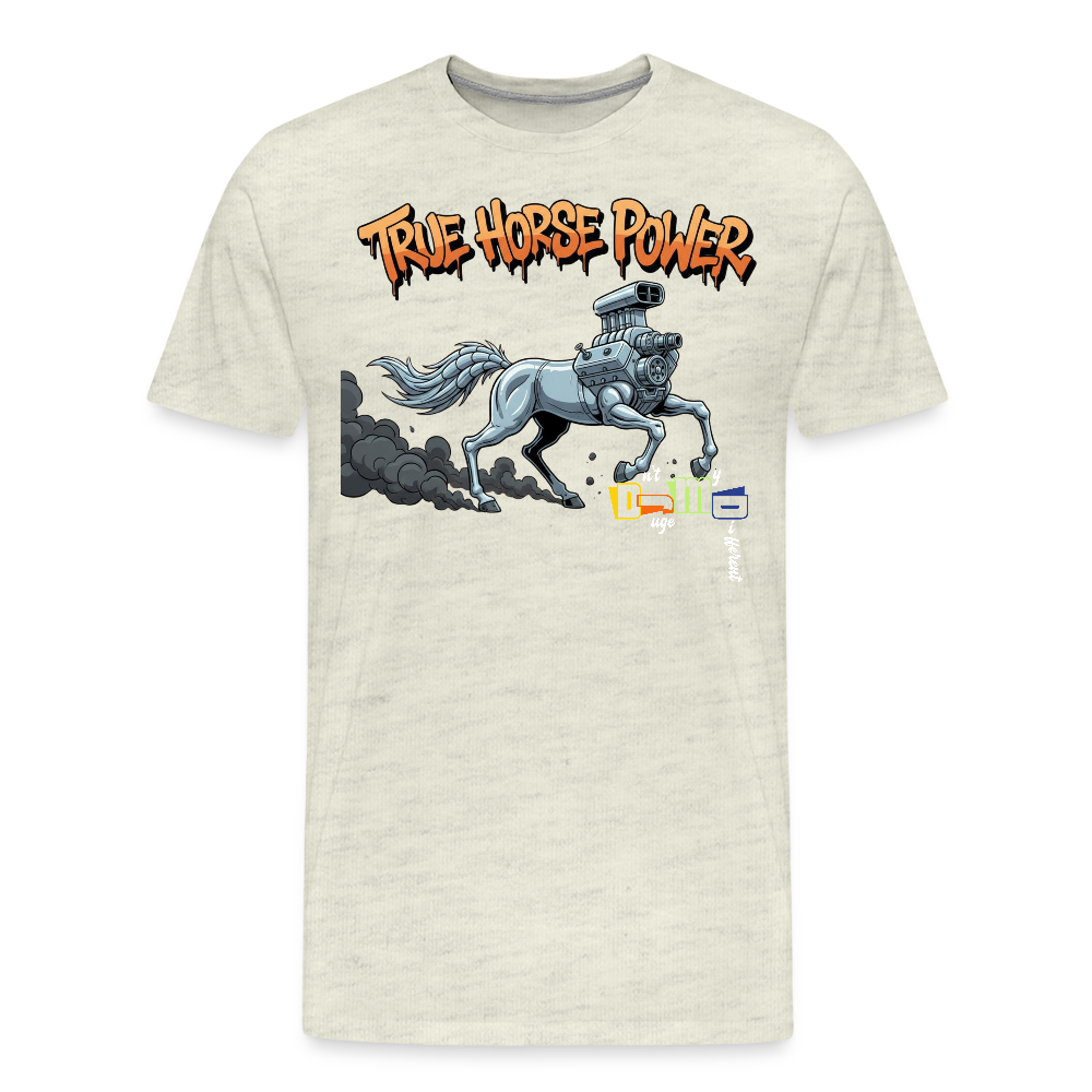 DJMD Men's Premium T-Shirt - heather oatmeal