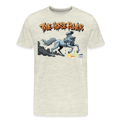 DJMD Men's Premium T-Shirt - heather oatmeal