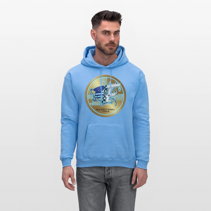 BLK Insct FAMILI Token Men's Hoodie - carolina blue