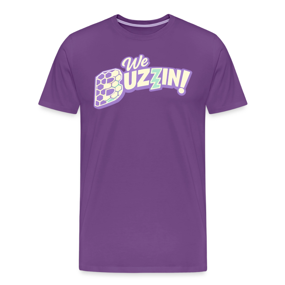 We Buzzin Men's Premium T-Shirt - purple