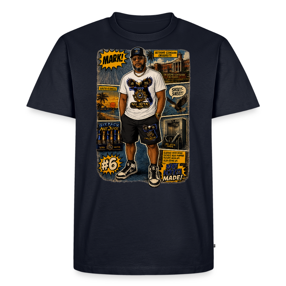 Comic Mark Men's Premium T-Shirt - navy