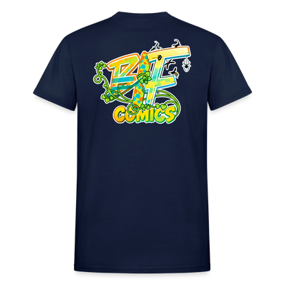 We Buzzin Gildan Ultra Cotton Adult T-Shirt - navy