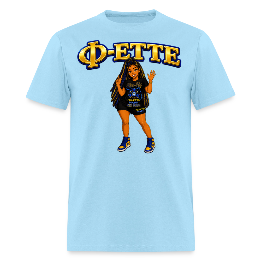 Phi Ette T-Shirt | GILDAN 5000 - powder blue