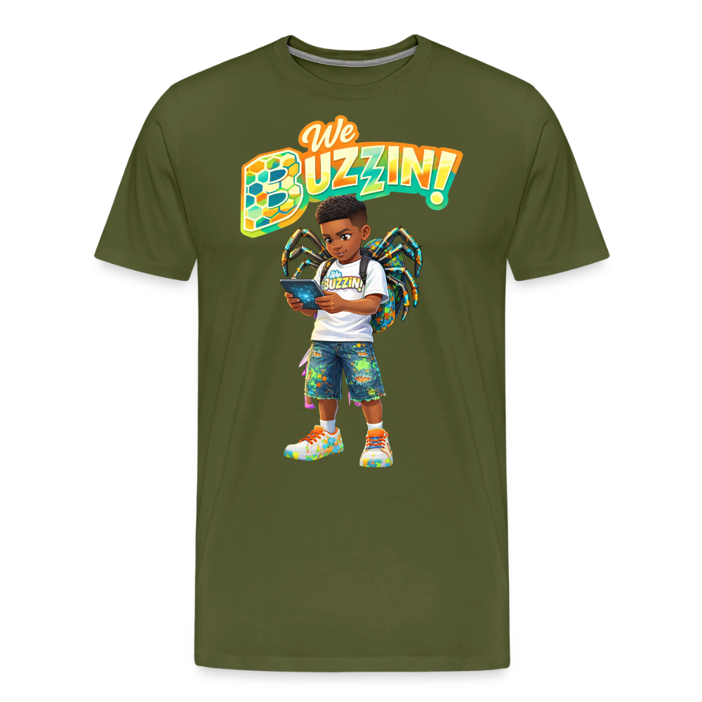 We Buzzin Men's Premium T-Shirt - olive green