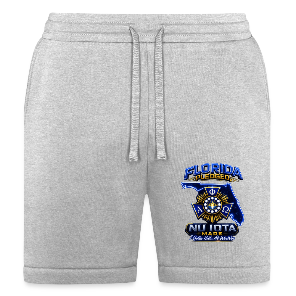 I Gotta Holla at Woe Woe Bella + Canvas Unisex Short - heather gray