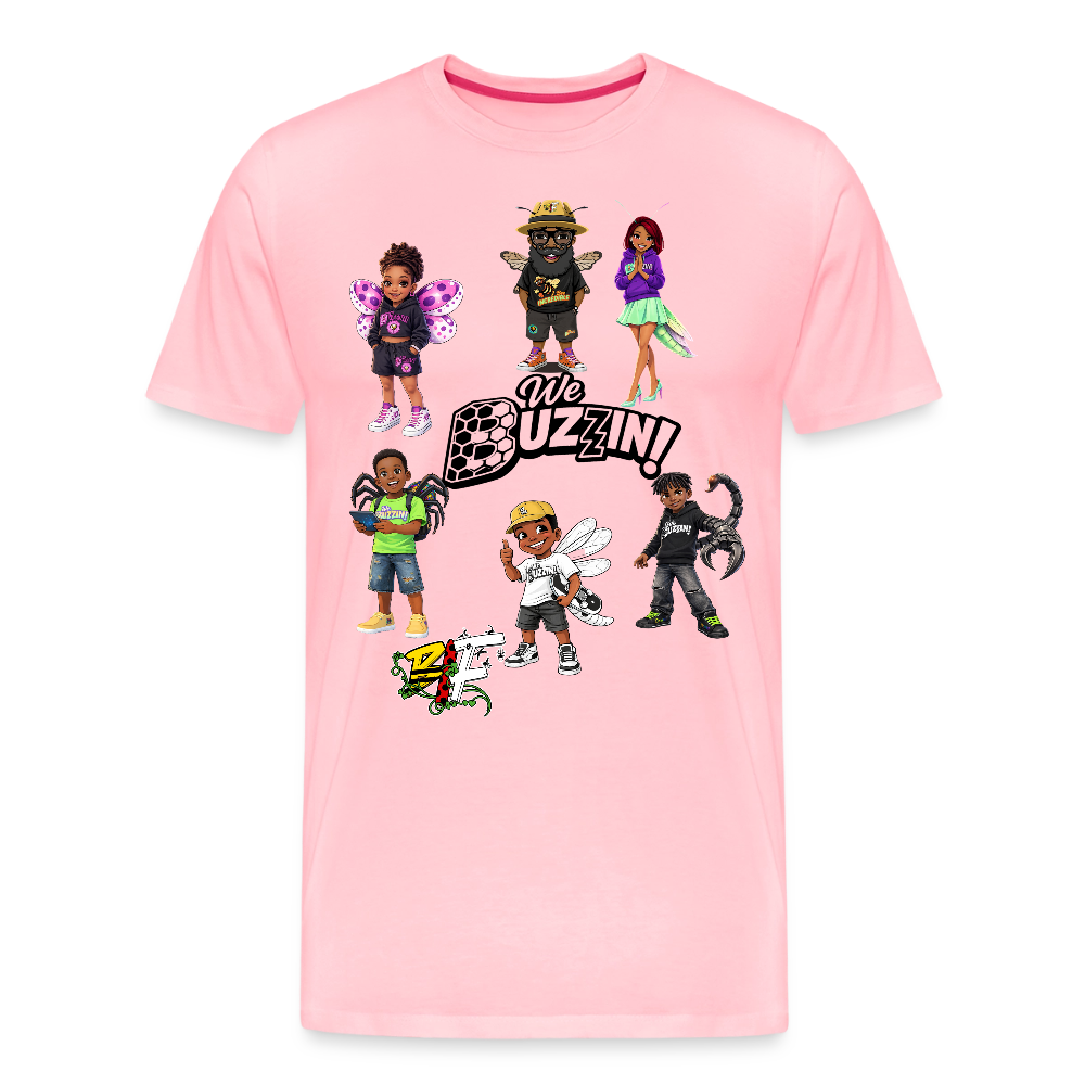 We Buzzin Men's Premium T-Shirt - pink