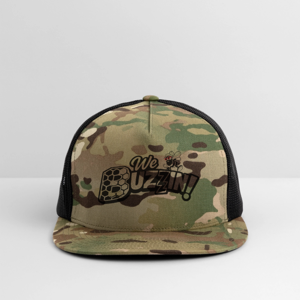 We Buzzin Trucker Hat - MultiCam\black