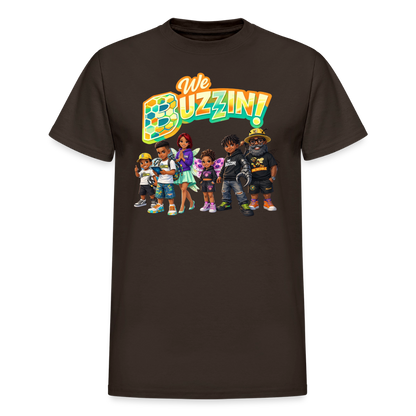 We Buzzin Gildan Ultra Cotton Adult T-Shirt - dark chocolate