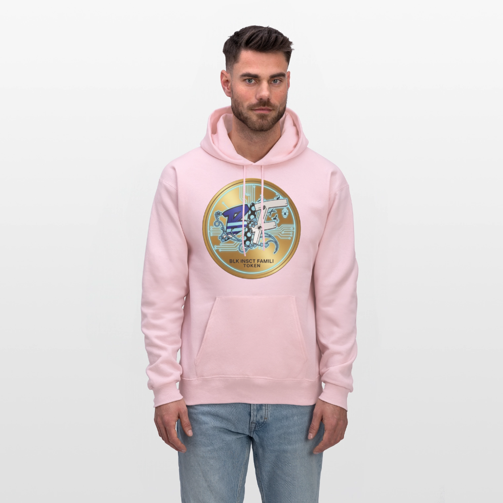 BLK Insct FAMILI Token Men's Hoodie - pale pink