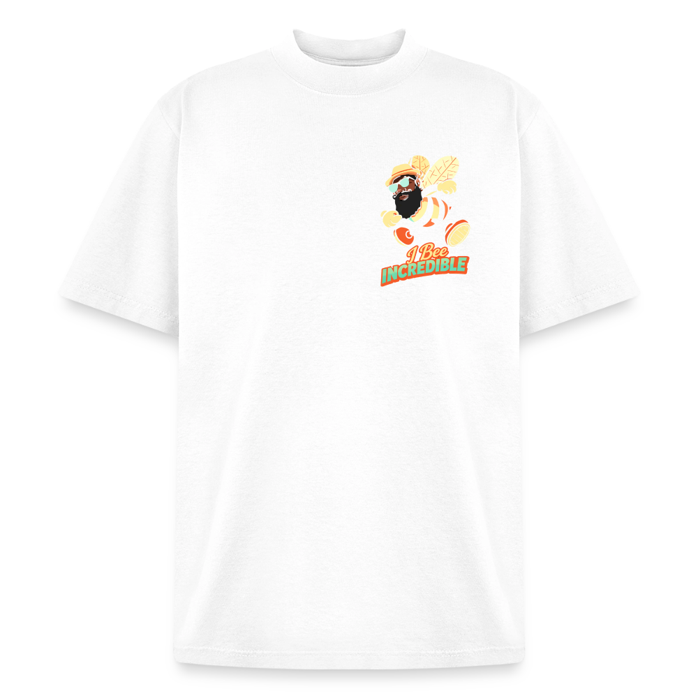 We Buzzin Heavyweight Washed Unisex T-Shirt - white