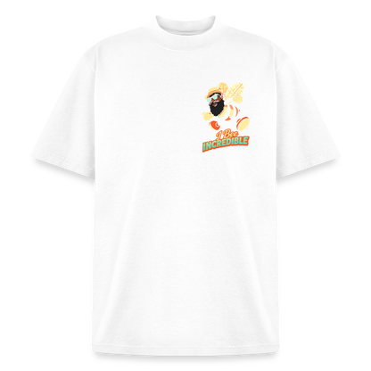 We Buzzin Heavyweight Washed Unisex T-Shirt - white