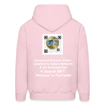 BLK Insct FAMILI Token Men's Hoodie - pale pink