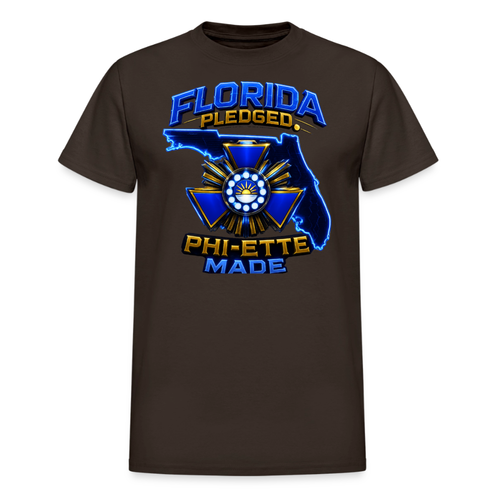 Nu IOTA Phi-ette Gildan Ultra Cotton Adult T-Shirt - dark chocolate