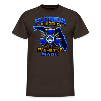 Nu IOTA Phi-ette Gildan Ultra Cotton Adult T-Shirt - dark chocolate