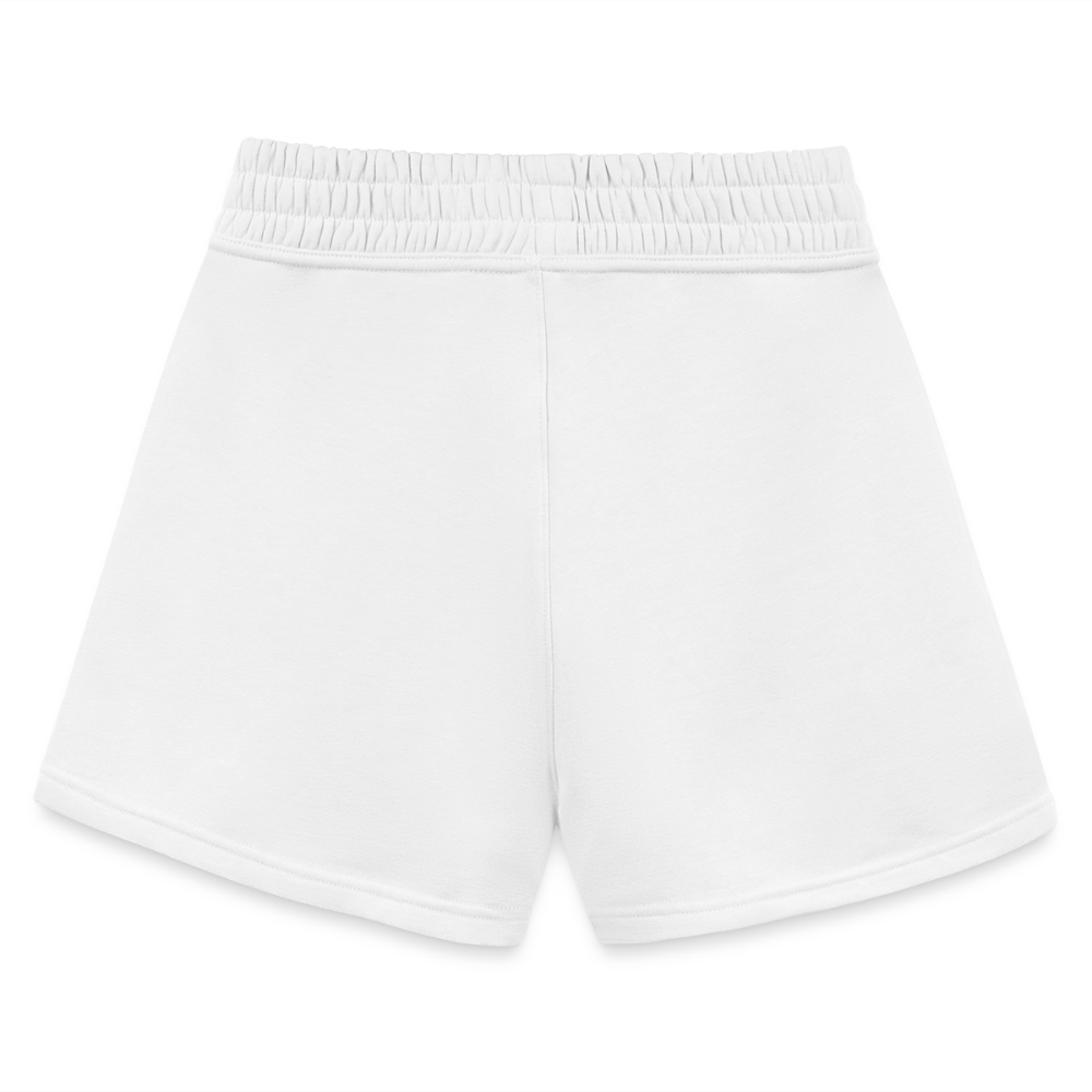 We Buzzin Women's Jogger Short - white