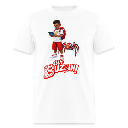 We Buzzin Men's T-Shirt | GILDAN 5000 - white