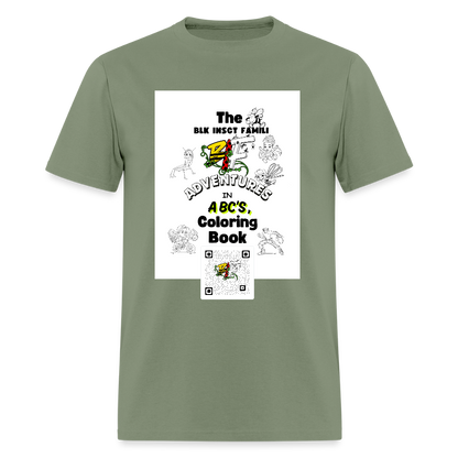 The BLK Insct Famili CB Men's T-Shirt | GILDAN 5000 - military green