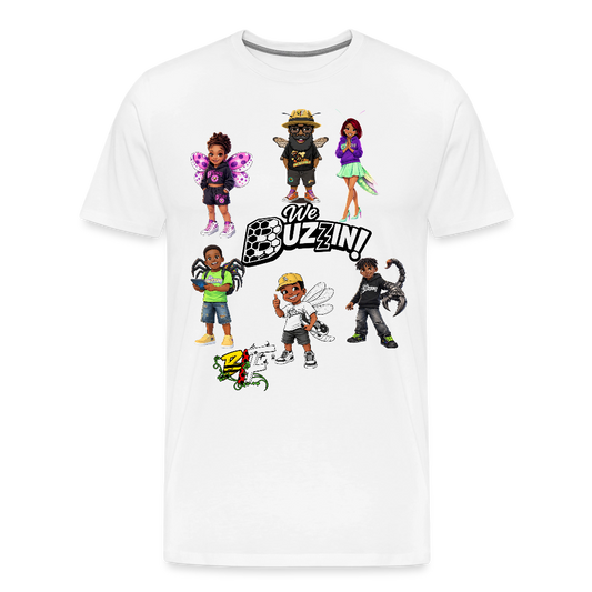 We Buzzin Men's Premium T-Shirt - white