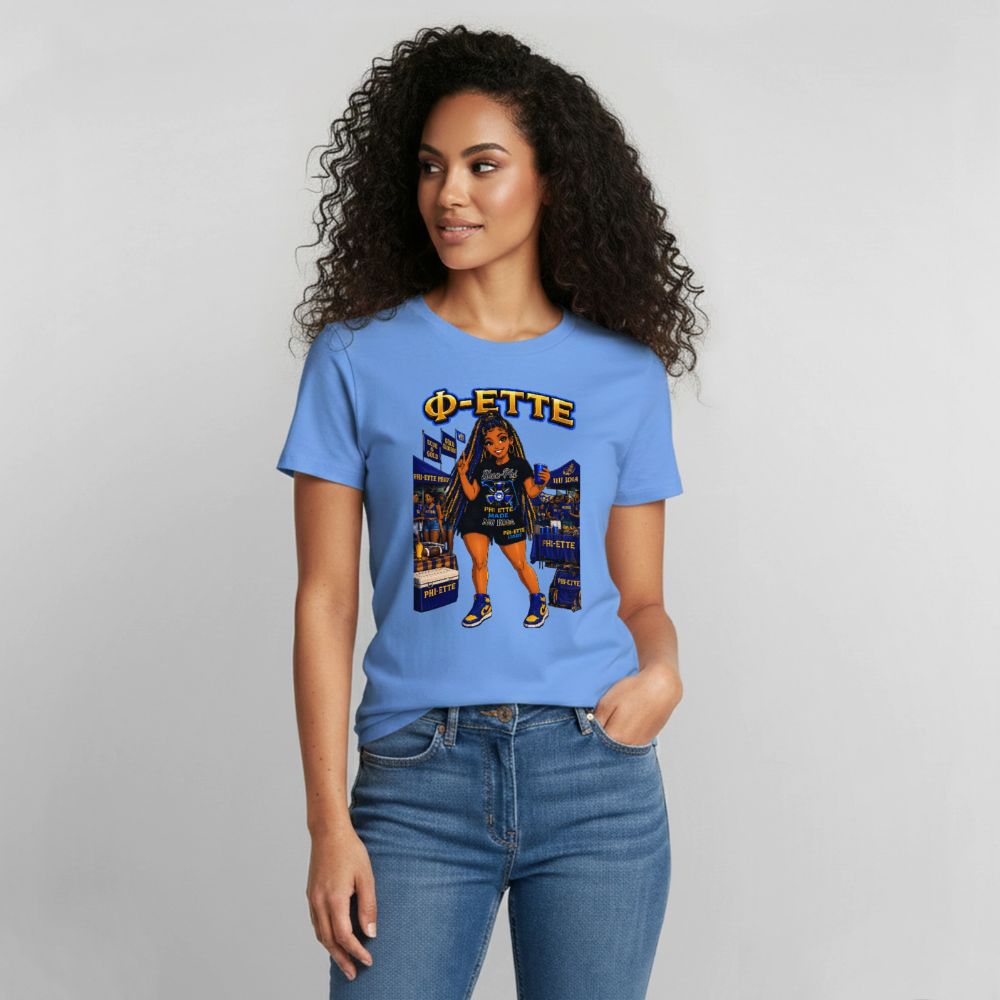 Phi ETTE 2 Ultra Cotton Adult T-Shirt - carolina blue