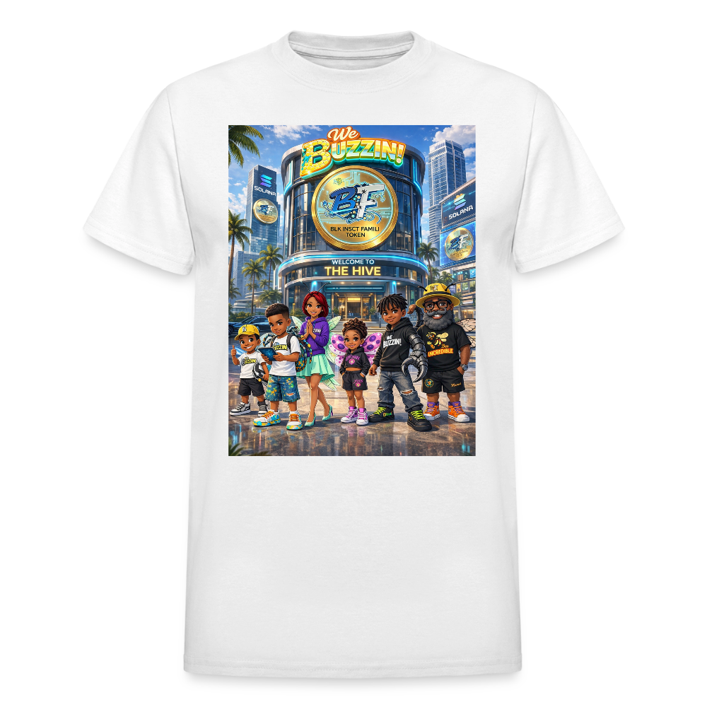 We Buzzin Ultra Cotton Adult T-Shirt - white