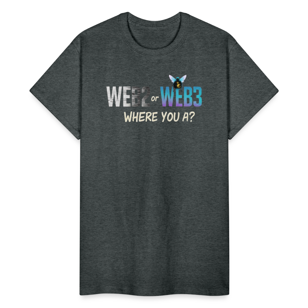 Web 2 Web 3  Ultra Cotton Adult T-Shirt - deep heather