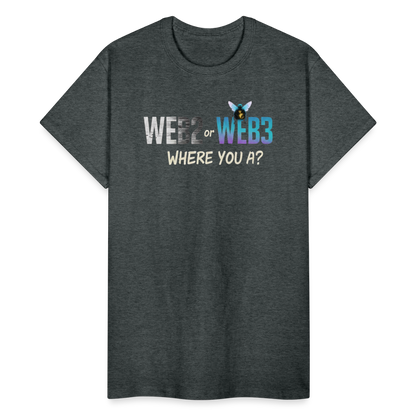 Web 2 Web 3  Ultra Cotton Adult T-Shirt - deep heather