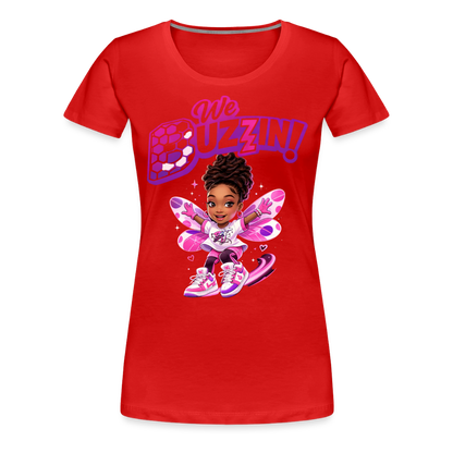 We Buzzin Women’s Premium T-Shirt - red