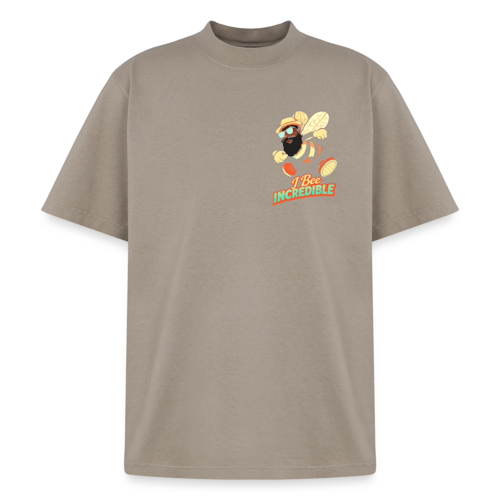 We Buzzin Heavyweight Washed Unisex T-Shirt - khaki