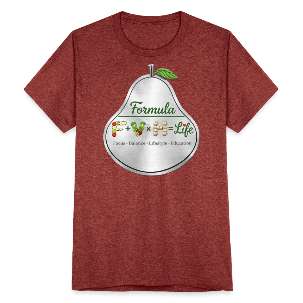 Formula Unisex Tri-Blend T-Shirt - heather cranberry