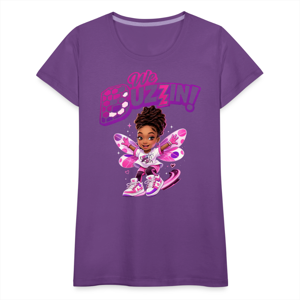 We Buzzin Women’s Premium T-Shirt - purple