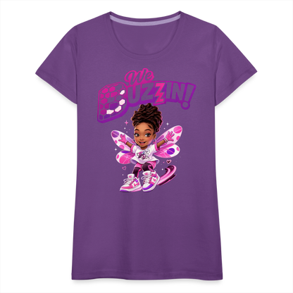 We Buzzin Women’s Premium T-Shirt - purple