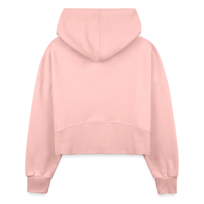 iGot Band Praktice Women's Half Zip Cropped Hoodie - light pink