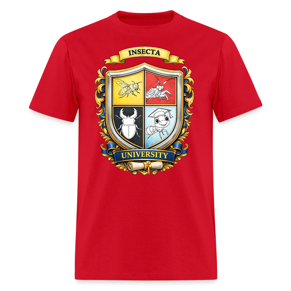 Insecta University Men's T-Shirt | GILDAN 5000 - red