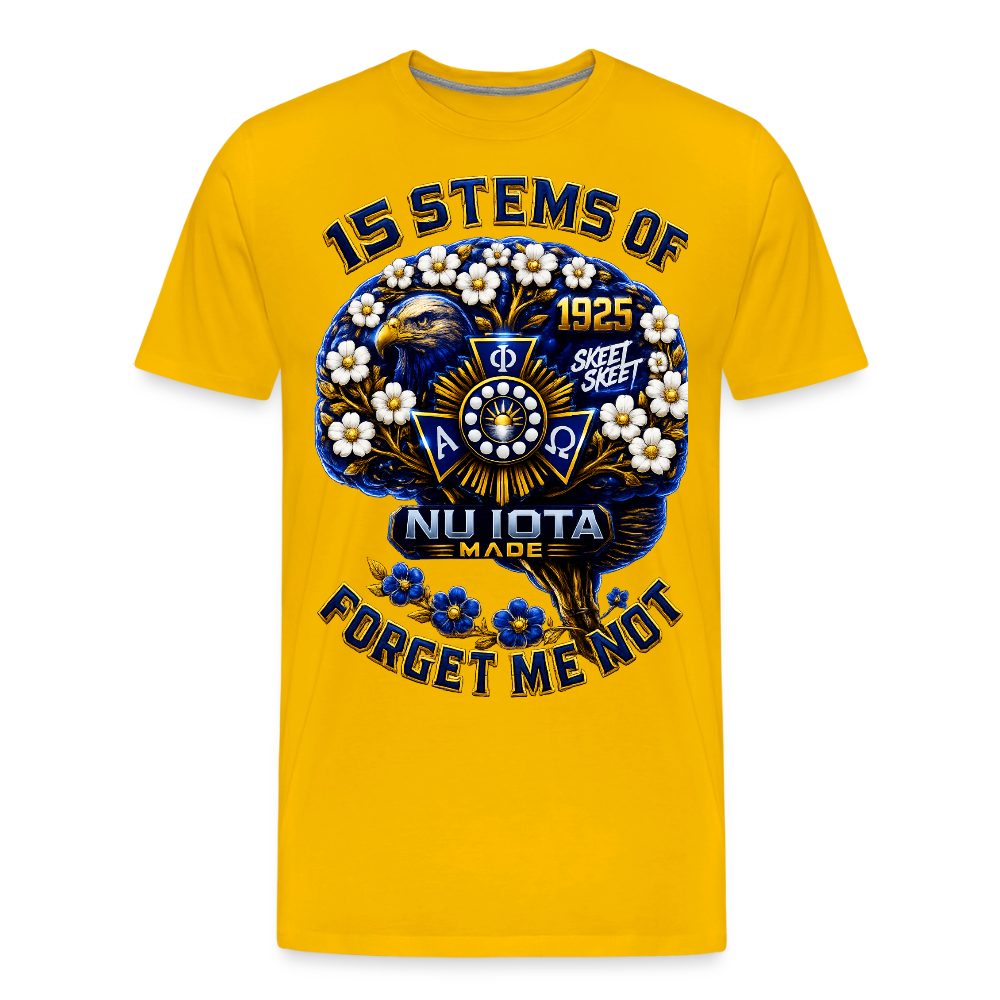 15 Stems Men's Premium T-Shirt - sun yellow