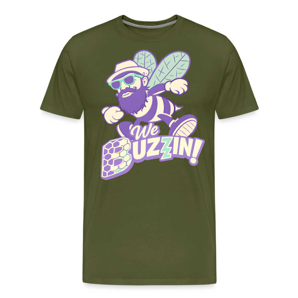 We Buzzin Men's Premium T-Shirt - olive green