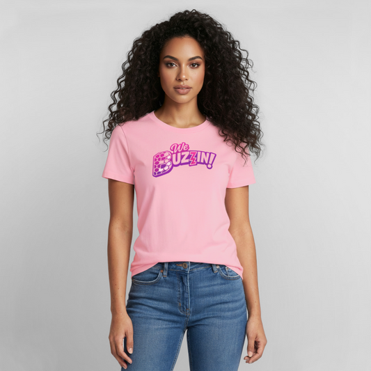 We Buzzin Ultra Cotton Adult T-Shirt - light pink